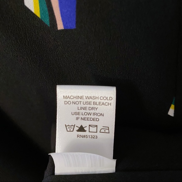 1. State Black Geometric Shift Dress - Picture 8 of 8